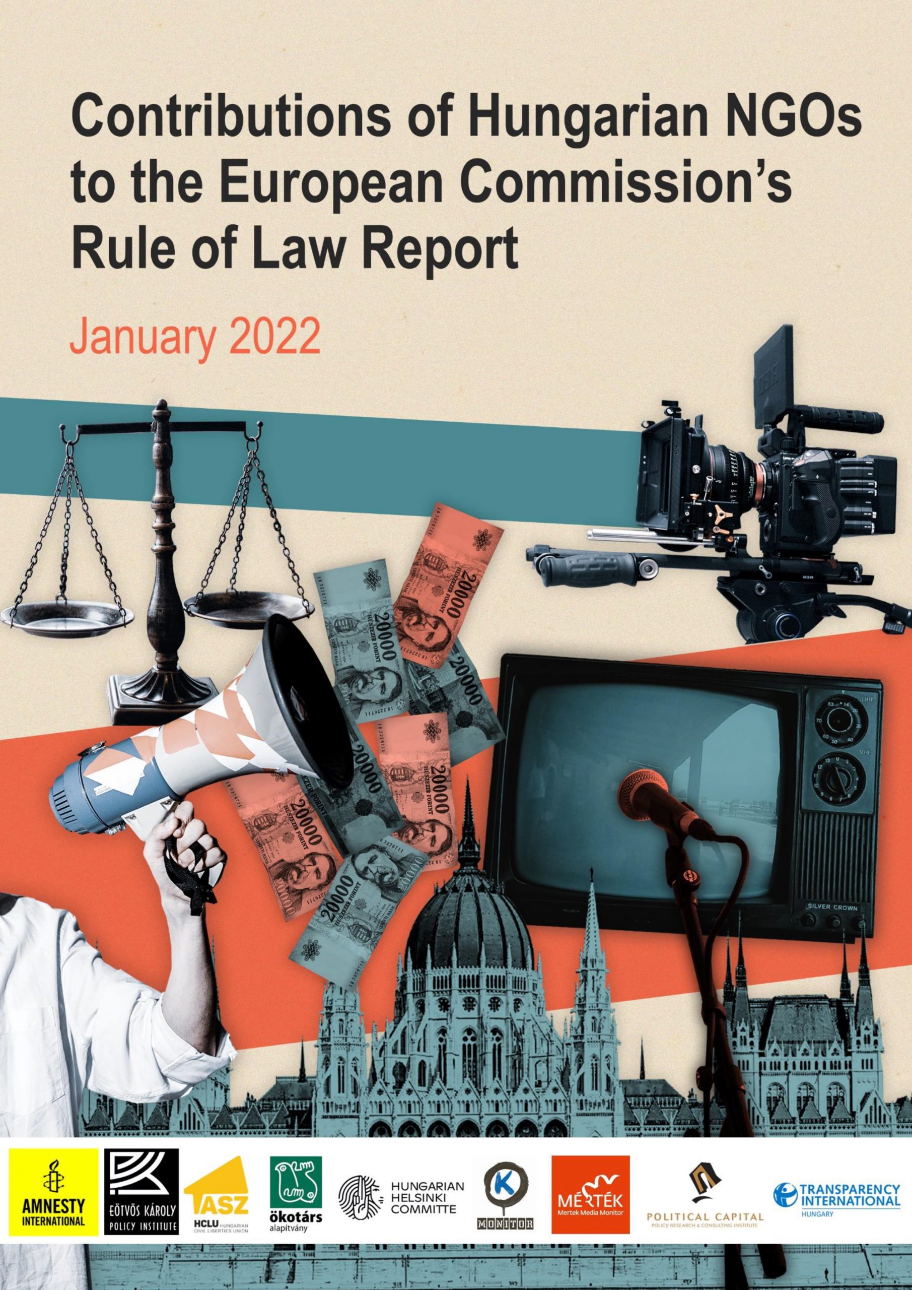 Cover of the 2022 joint NGO submission to the European Commission's Rule of Law Report