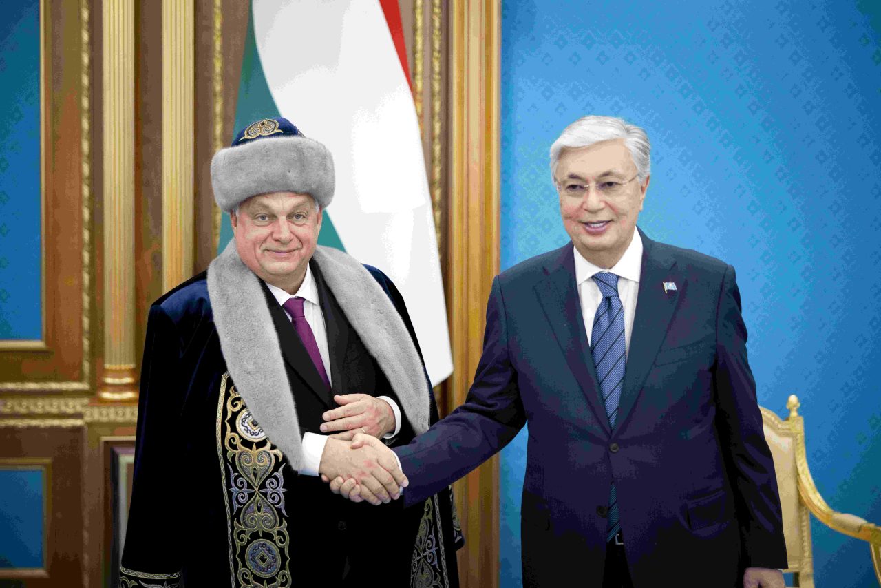 Orbán Viktor miniszterelnök Kaszim-Zsomart Tokajev kazah elnökkel / szuverenitás