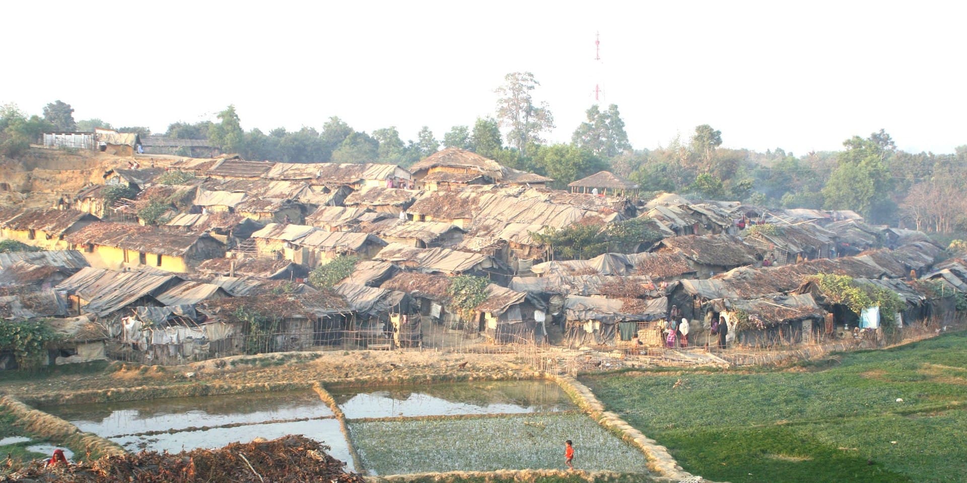 Kutupalong-Balukhali menekülttábor (Banglades)